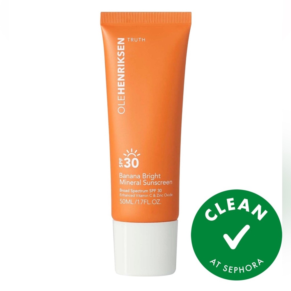 Olehenriksen banana bright mineral face sunscreen